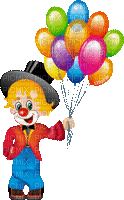 Clown - GIF animado grátis
