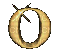 Kaz_Creations Alphabets Glitter Sparkle Letter O - Bezmaksas animēts GIF