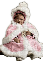 Rena Girl Vintage Baby Romanov Russia - Free PNG