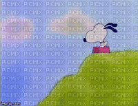 Snoopy BG GIF fond - Бесплатни анимирани ГИФ