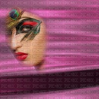 image encre couleur texture effet femme visage edited by me - png gratuito