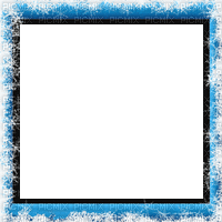 rfa créations - cadre bleu, blanc et noir