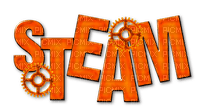 Steam.Text.Orange - PNG gratuit