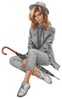 Kaz_Creations Woman-Femme-Umbrella - PNG gratuit