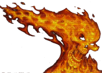 fire skull - 免费PNG