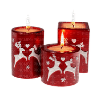 gala Christmas candle - png ฟรี