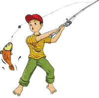 child fishing bp - zadarmo png