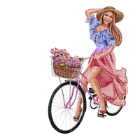 kvinna-woman-cykel - δωρεάν png