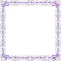soave frame vintage lace ribbon bow border - 免费PNG