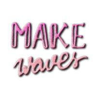 summer deco text pink waves quote dolceluna - 無料png