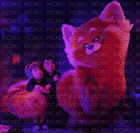 panda rot red - Free animated GIF