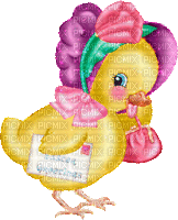Easter Chick by nataliplus - GIF animate gratis