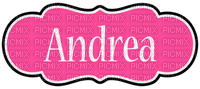 Kaz_Creations Names Andrea - безплатен png