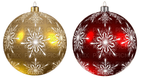 Kaz_Creations  Christmas Decorations Baubles Balls - Free PNG