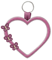 Kaz_Creations Deco Heart Butterflies Frames Frame Hanging Dangly Things Hearts Colours - zadarmo png