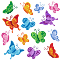Kaz_Creations Deco Butterflies Butterfly Colours - бесплатно png