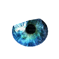 Half Eyes, Blue, Gif, Animation - JitterBugGirl - 無料のアニメーション GIF