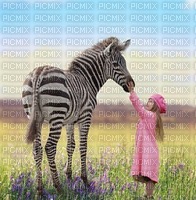 child with animal bp - Free PNG