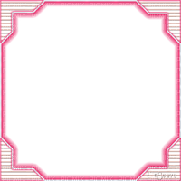 soave frame corner shadow pink white - PNG gratuit