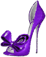 soave deco fashion animated shoe purple - Ücretsiz animasyonlu GIF