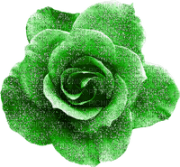 Glitter.Rose.Green - Free PNG