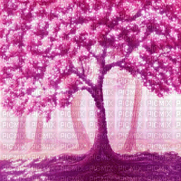 Y.A.M._Japan Spring landscape background - Bezmaksas animēts GIF