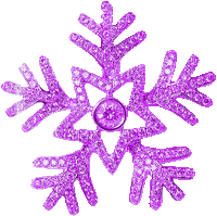 Snowflake.Purple.Animated - KittyKatLuv65 - Animovaný GIF zadarmo