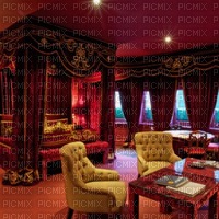 Red Bedroom Background - PNG gratuit