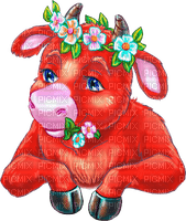 Y.A.M._New year cow - png gratis