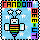 Pixel Random Bee-ut Icon Patch - Free animated GIF