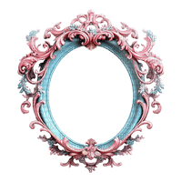 round circle frame deco rox - kostenlos png