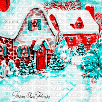 Y.A.M._New year Christmas background - Безплатен анимиран GIF