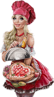 Woman. Cake. Cook. Birthday. Leila - 免费PNG