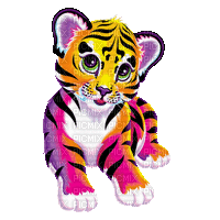 Tiger ❤️ elizamio - Zdarma animovaný GIF