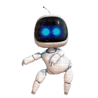 Robot Happy Dance - GIF animé gratuit