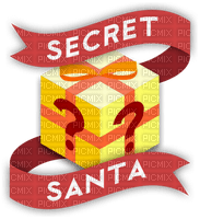 Secret Santa shhh bp - 無料png