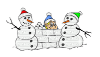 Snow, Snowman, Snowballs, Snowball Fight, Boy, Boys, Kid, Kids, Winter, Christmas, X-Mas - Jitter.Bug.Girl - фрее пнг