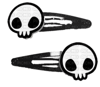 skull hair clip - PNG gratuit