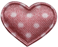 Polkadot Heart red - png gratis