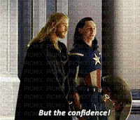Loki - But the confidence! - Nemokamas animacinis gif