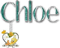 Kaz_Creations Names Chloe Animated - Zdarma animovaný GIF