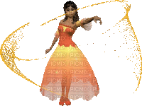 танцовщица - GIF animado gratis