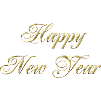 Kaz_Creations  Happy New Year Deco Logo Text - фрее пнг