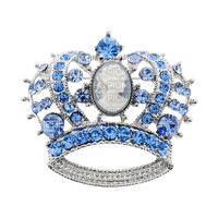 kikkapink deco scrap blue queen crown - 無料png