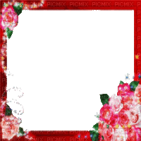 Flower Frame - Бесплатный анимированный гифка