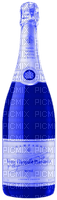 Champagne.Bottle.Blue - δωρεάν png