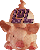 lol cochon - GIF animasi gratis