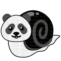 Emoji Kitchen panda snail - zdarma png