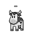 Vache - GIF animado grátis