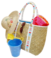 Summer, beach deco, bag, hat, sunshine3 - PNG gratuit